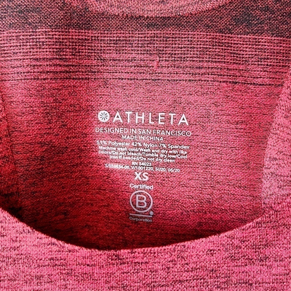 Athleta NWT Relay Tank Top Gradient Ombré Multi Blue/Red Size XS - Picture 7 of 8